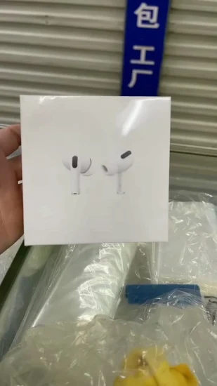 Bluetooth 무선 헤드셋 Airpod PRO 헤드폰 이어폰 이어 버드 능동형 소음 차단 1562 칩 및 유효한 일련 번호